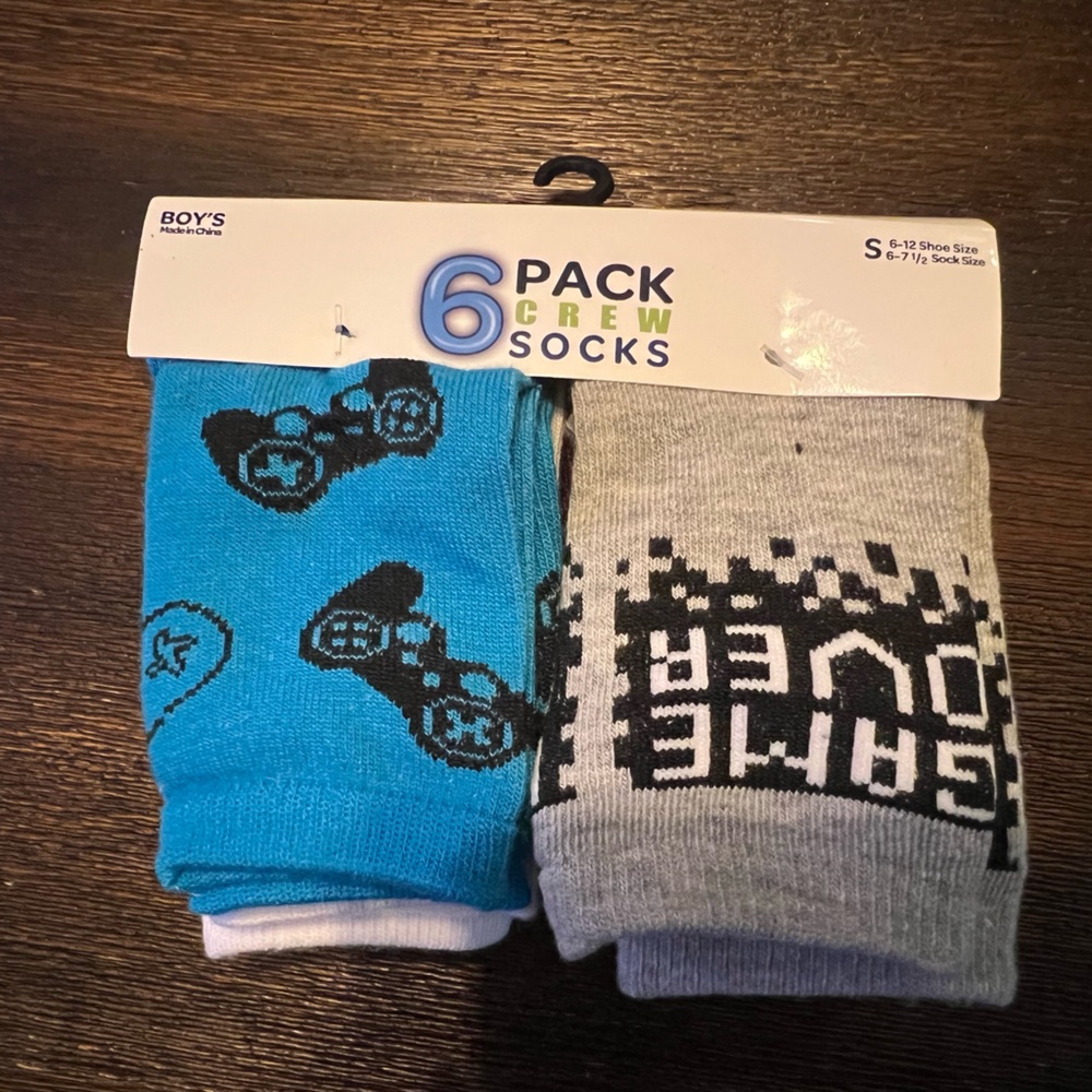 Boys' Gaming Crew Socks